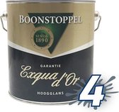 Boonstoppel Garantie Exqua d'Or Hoogglans 2.5 liter  - RAL 9010