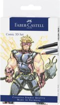 tekenset Comic 3D Pitt Artist Pen junior 11-delig