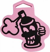 foam stempel spuitbus roze 9,2 x 9,9 cm