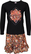 Babes & Binkies Setje Girls zwart Kids Zwart, Rood - Maat 152/158