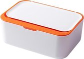 Billendoekjesdoos - Doekjesverdeler - Tissue Box - Oranje/Wit