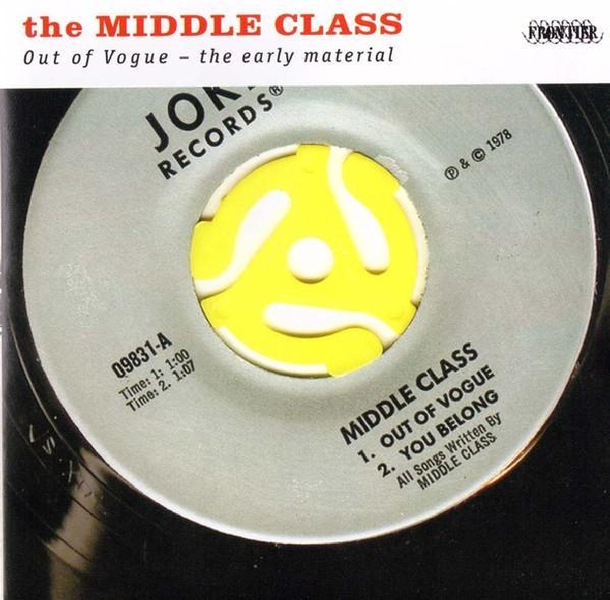 The Middle Class - Out Of Vogue - The Early Material (CD)