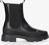 Tango | Romy 22-d black leather boots/rubber detail - black sole | Maat: 38
