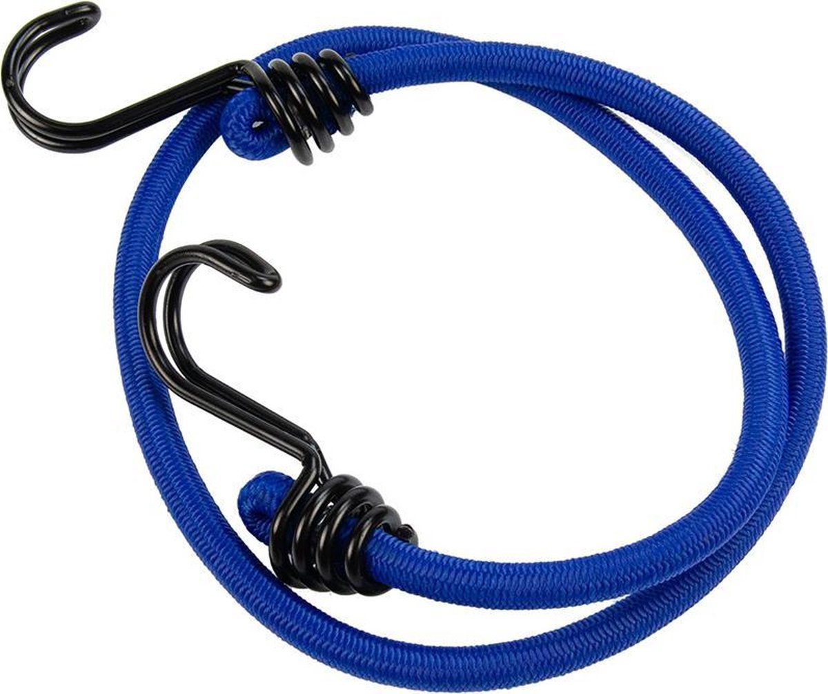 Afdekzeilwinkel - Snelbinder 80cm omgekeerde dubbele haak blauw