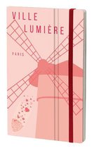 notitieboek Paris 13 x 21 cm papier roze