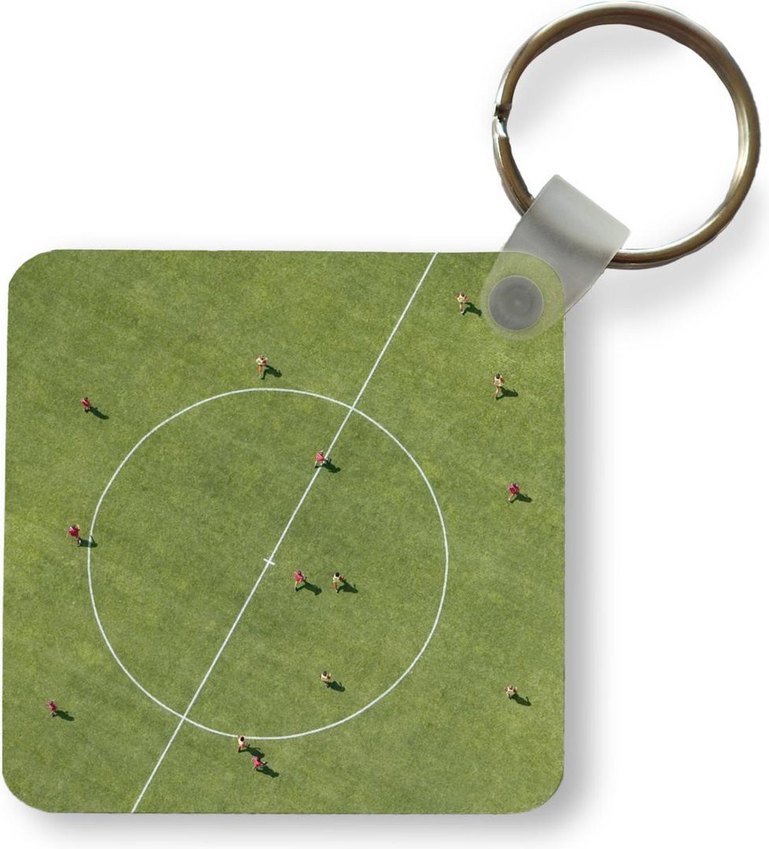 Sleutelhanger - Uitdeelcadeautjes - Sport - Voetbal - Veld - Plastic