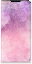 Leuk Telefoonhoesje Xiaomi Redmi 9 Bookcase Cover Pink Purple Paint