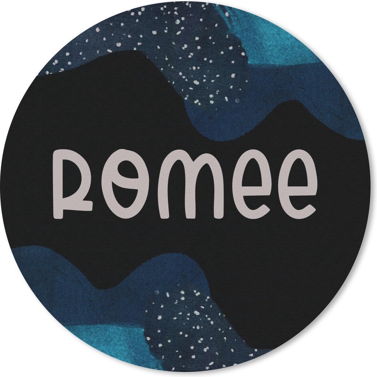 Muismat rond 30x30 cm - Mousepad Romee - Pastel - Meisje - Ronde muismatten