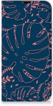 Bookcase iPhone 13 Pro Max Smartphone Hoesje Palm Leaves