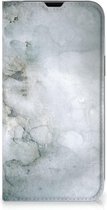 Smartphone Hoesje Geschikt voor iPhone 13 Leuk Telefoonhoesje Painting Grey