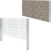 Everest Schanskorf dubbelstaafmat 2,008x1,23m 12m (lengte) staal zilver