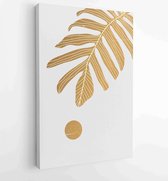 Canvas schilderij - Design for packaging design, social media post, cover, banner, Wall arts, Gold geometric pattern design vector 1 -    – 1813304956 - 40-30 Vertical