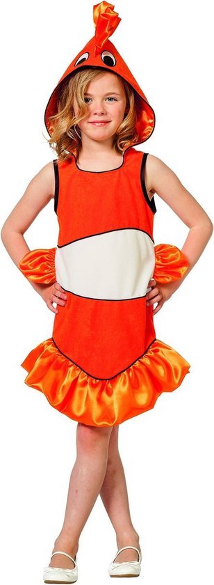 Spuug uit Acteur gekruld Wilbers -Tropische Clownvis Nemo - Meisje - oranje - Maat 116 -  Carnavalskleding -... | bol.com