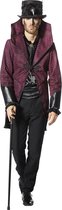 Wilbers & Wilbers - Vampier & Dracula Kostuum - Heer Van De Duisternis Jas Man - - Maat 58 - Halloween - Verkleedkleding