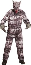 Widmann - Weerwolf Kostuum - Weerwolf Willem - Man - Bruin - Large - Halloween - Verkleedkleding