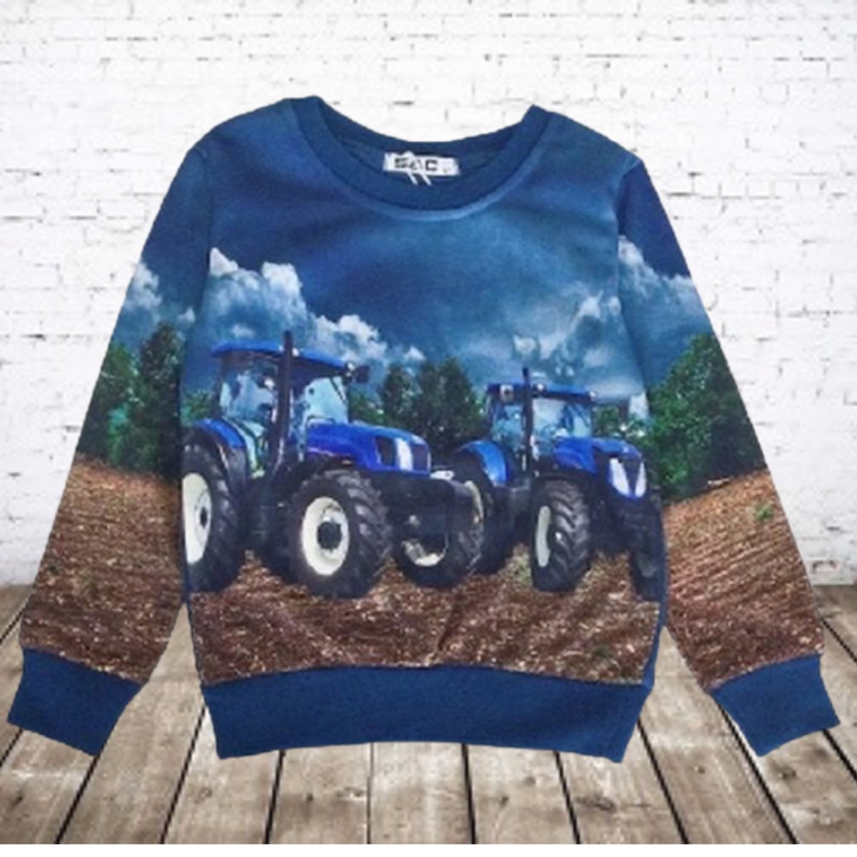 Kinder sweater met trekker NH 136A -s&C-86/92-Trui jongens