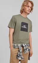 O'Neill T-Shirt Men Cube Ss T-Shirt Agave Green Xxl - Agave Green 100% Eco-Katoen Round Neck