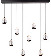 Highlight hanglamp Clear Egg balk 115 cm 8L - zwart