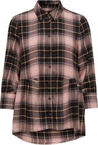 ONLY New Canberra 3/4 Check DNM Shirt  ZWART M