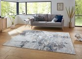 Modern vloerkleed Dayron - zilver/blauw 120x170 cm