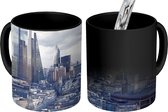 Magische Mok - Foto op Warmte Mok - Skyline Financiële District van Londen - 350 ML