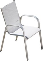 Stoel Fanny - wit - gepoedercoat
