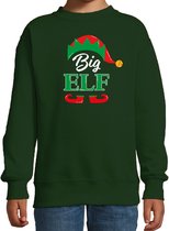 Big elf Kerstsweater - groen - kinderen - Kersttruien / Kerst outfit 9-11 jaar (134/146)