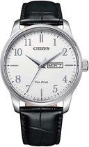 Citizen  BM8550-14AE Horloge - Leer - Zwart - Ø 41 mm