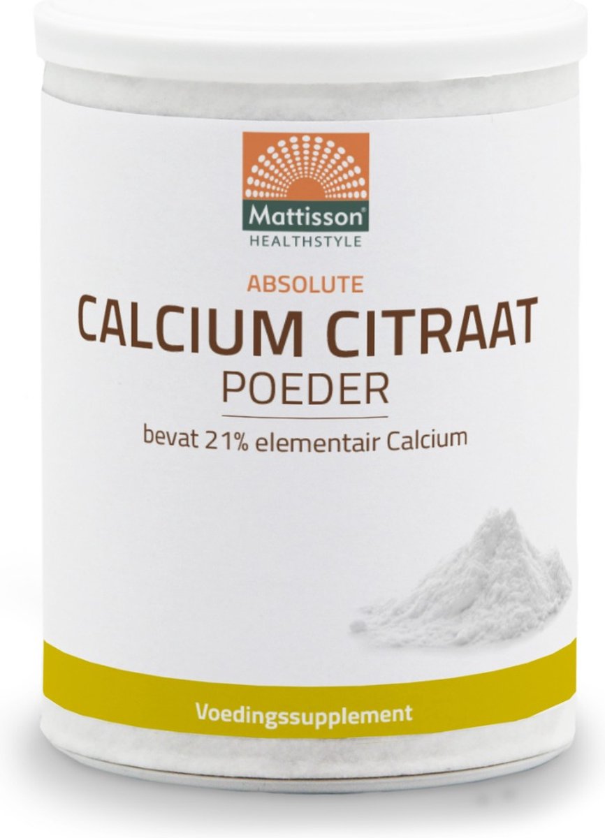 Mattisson Calcium Citraat Poeder G Bol