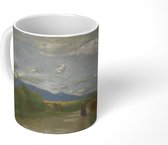 Mok - Dardagny, Morning - Schilderij van Jean-Baptiste-Camille Corot - 350 ML - Beker
