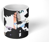 Mok - Kaarten - Europa - Geld - 350 ML - Beker