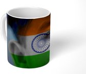 Mok - Koffiemok - Vlag van India - Mokken - 350 ML - Beker - Koffiemokken - Theemok