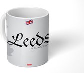 Mok - tekening van de stadsnaam Leeds - 350 ML - Beker