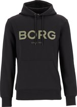 Björn Borg logo hoodie sweater - heren trui met capuchon normale dikte - zwart -  Maat: XXL