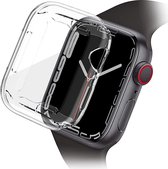 Apple Watch 7/8/9 45MM Case - Full Protect - TPU - Hard Plastic - Transparant