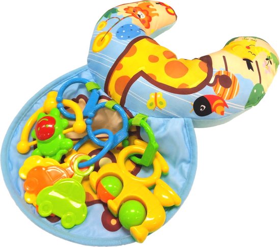 Eco Toys Jungle Blauw Giraffe Buiktrainer HC476456