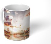 Mok - New York - Brooklyn - Bridge - Zonsondergang - 350 ML - Beker