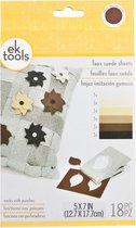 EK tools faux suede sheets neutrals