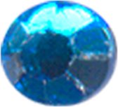 Vaessen Creative Hotfix - Deco glass crystals - 5mm - Blauw zircon - 1000 stuks