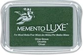 ML-000-708 Memento Luxe inktkussen - Tsukineko - Olive Grove - stempelinkt olijf groen