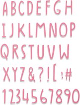 Sizzix Thinlits Snijmal - Hand Drawn Alphabet