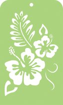 Hobbysjabloon - Kaisercraft • designer template hibiscus