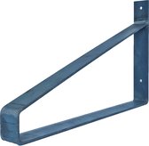 GoudmetHout Industriële Plankdrager XL 40 cm - Per stuk - Staal - Zonder Coating - 4 cm x 40 cm x 25 cm