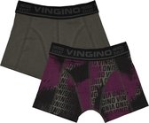 Vingino jongens boxershorts 2-Pack - Imperial Green  - 116