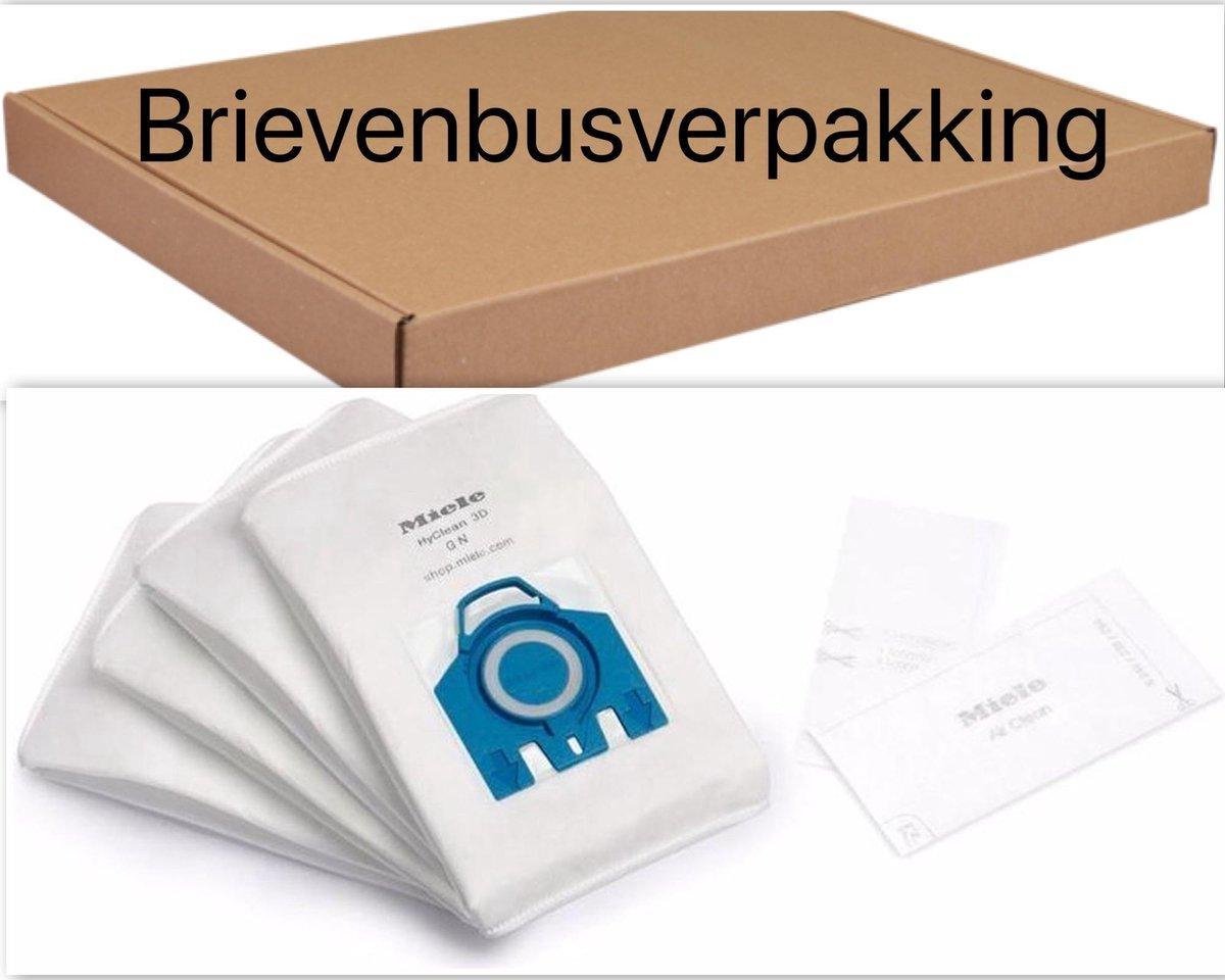 Originele Miele HyClean 3D Efficiency GN - Stofzuigerzakken - 4 stuks+ 2 filters - Brievenbus verpakking.