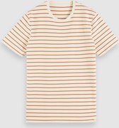 T-shirt Ronde Hals Streep Oranje (162372 - 0218)