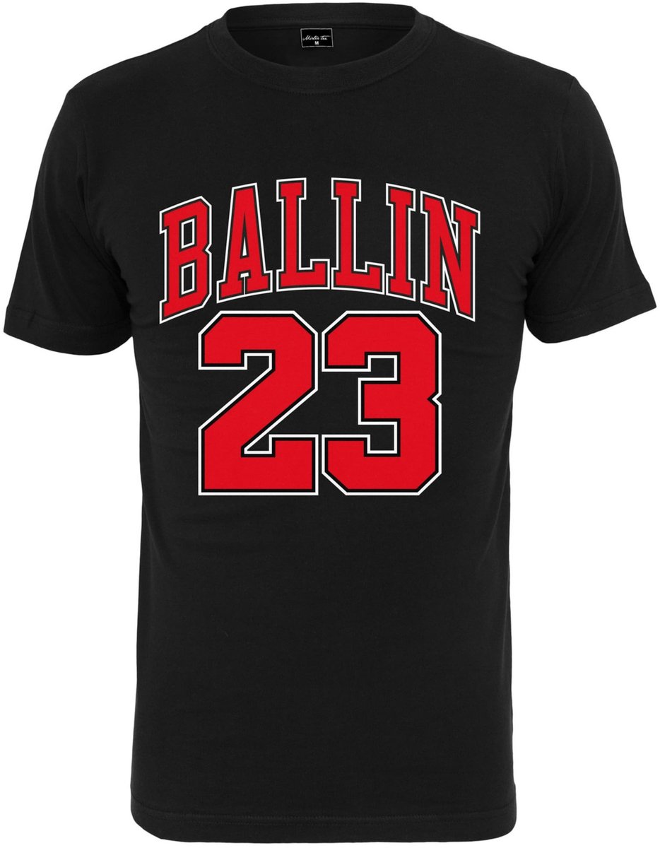 Mister Tee Ballin 23 Heren Tshirt L Zwart