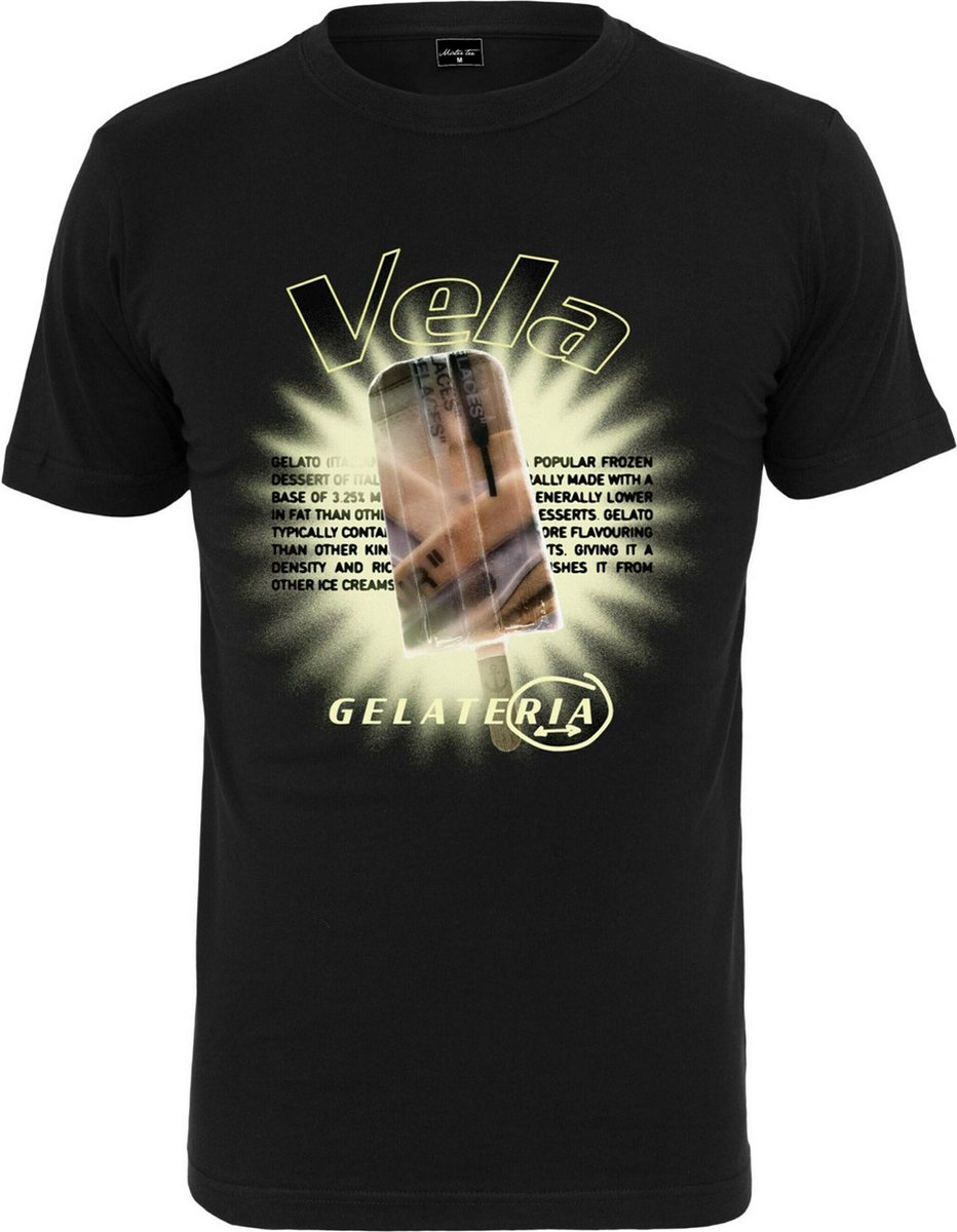 Urban Classics Heren Tshirt -S- Vela Gelato Zwart