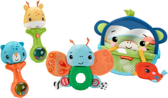 tobben Wiskundig software Fisher-Price Hello Senses Play Kit - Motoriek Baby Speelgoed | bol.com