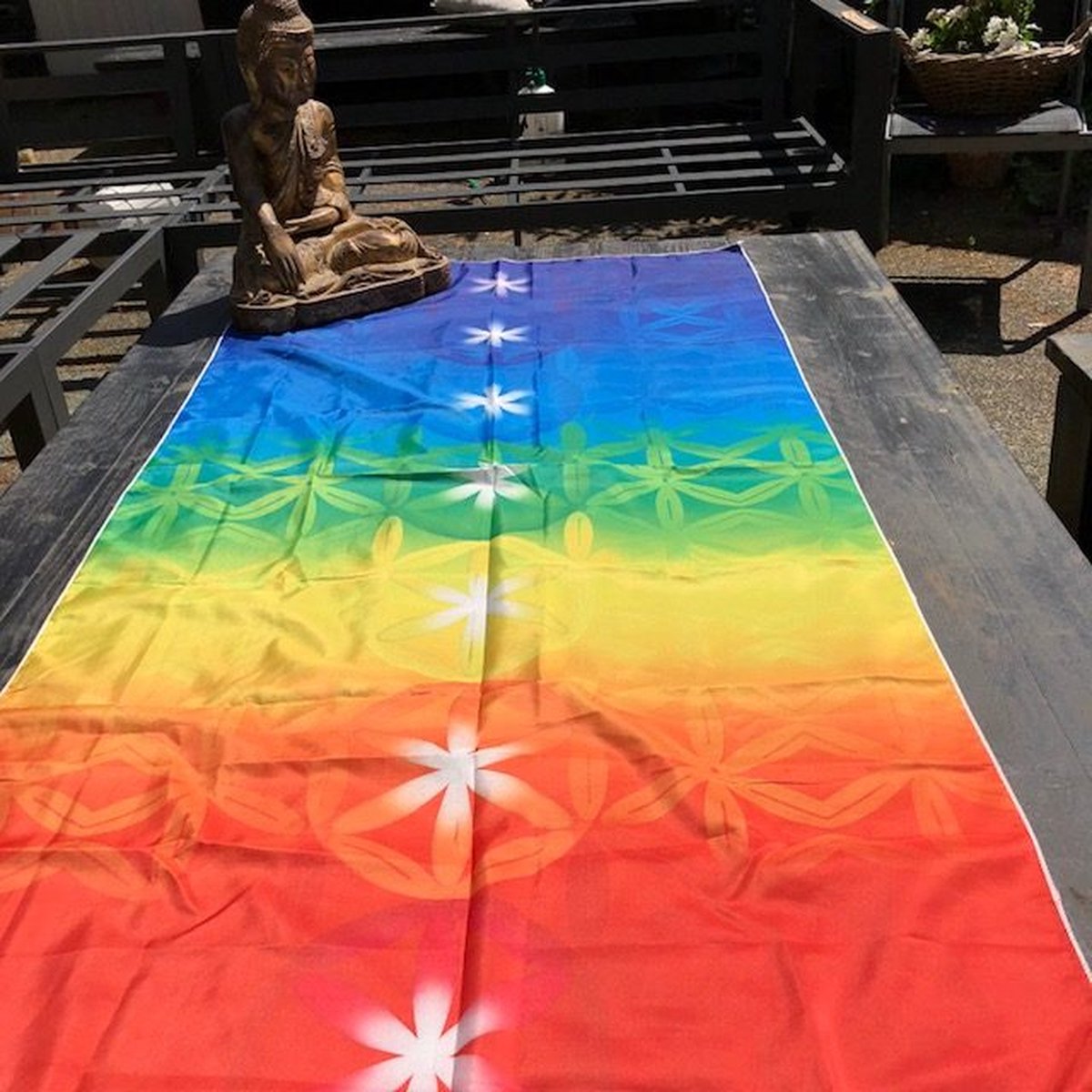 Wellness-House | Meditatie Kleed Chakra Lotusbloem | Meditatie | Chakra Kleed | Yoga Kleed | Zen Wandkleed | Chakra Wandkleed | Zen Kleed | Cadeau | Zen